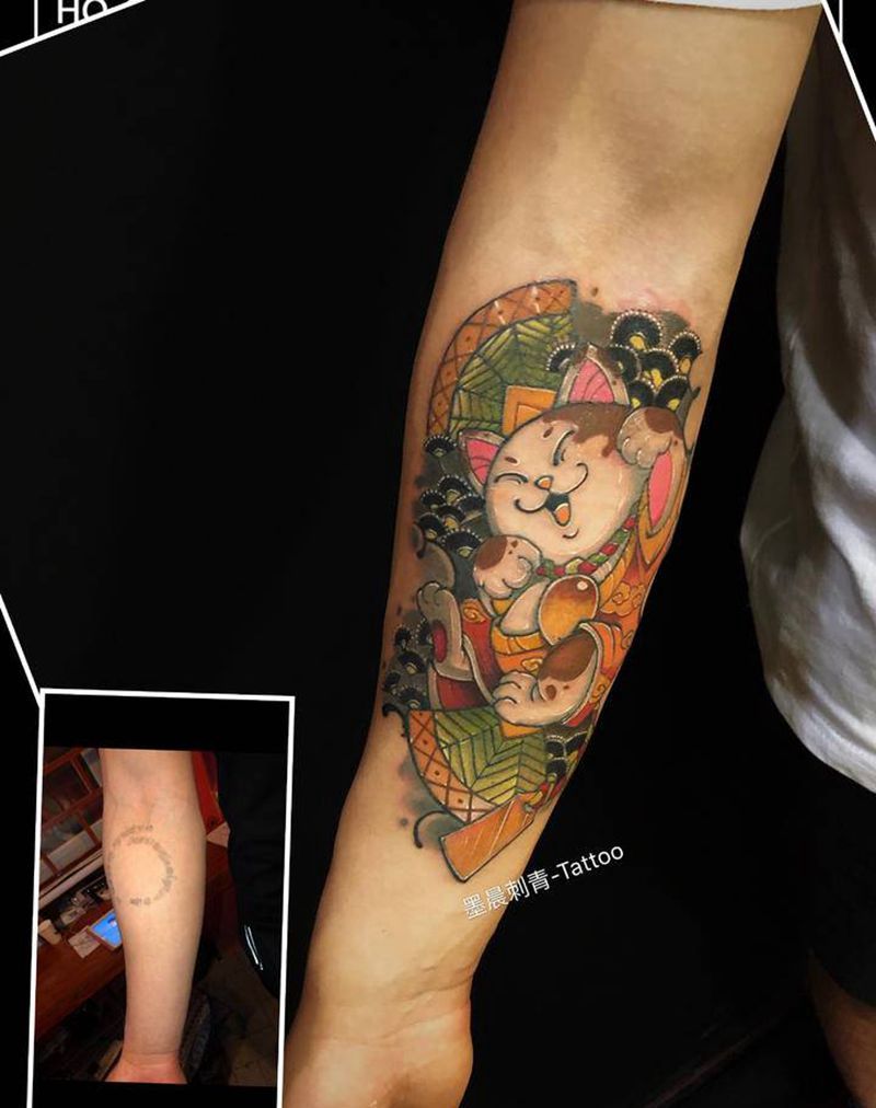 覆盖纹身图片_手臂纹身图案