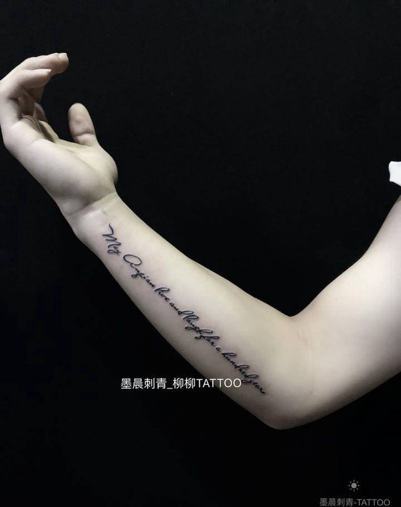 英文纹身图片_手臂纹身图案