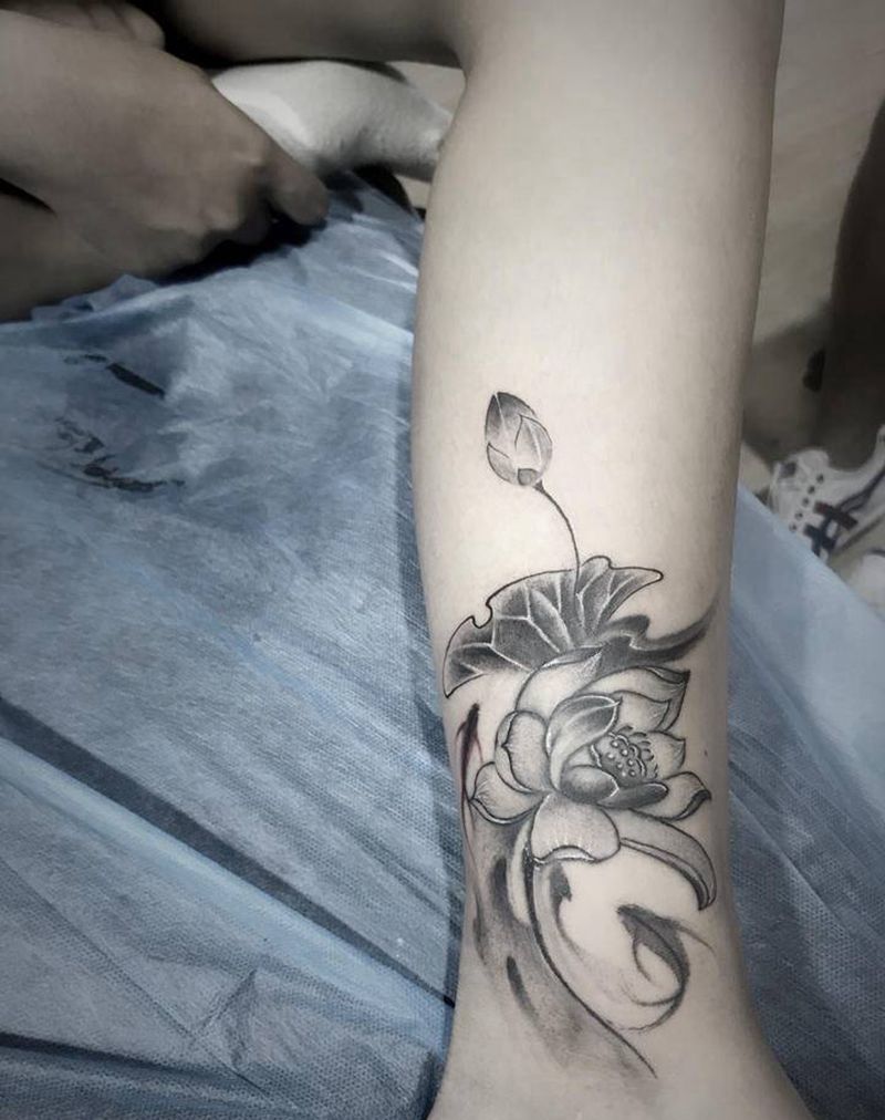 修改添加纹身图片_脚部腿部欧美写实纹身图案