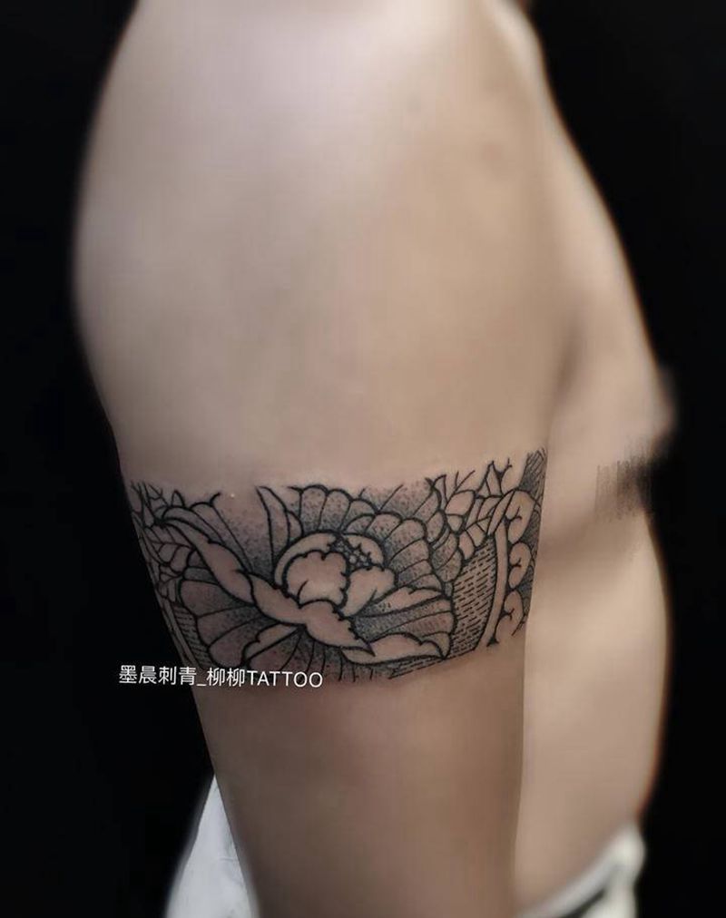 臂环纹身图片_手臂纹身图案
