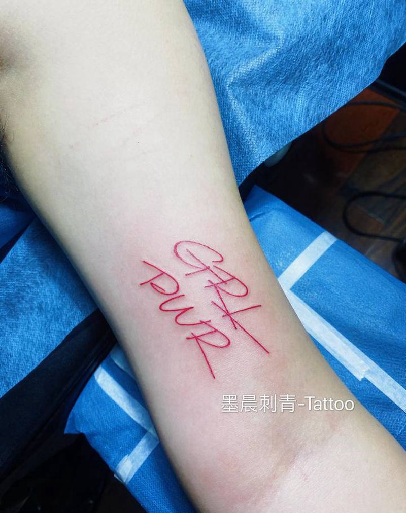 英文纹身图片_手臂纹身图案