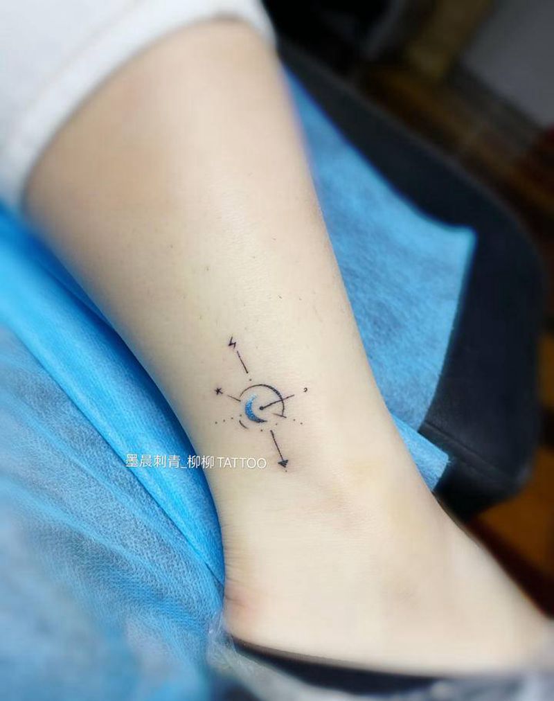 小清新纹身图片_几何纹身图案