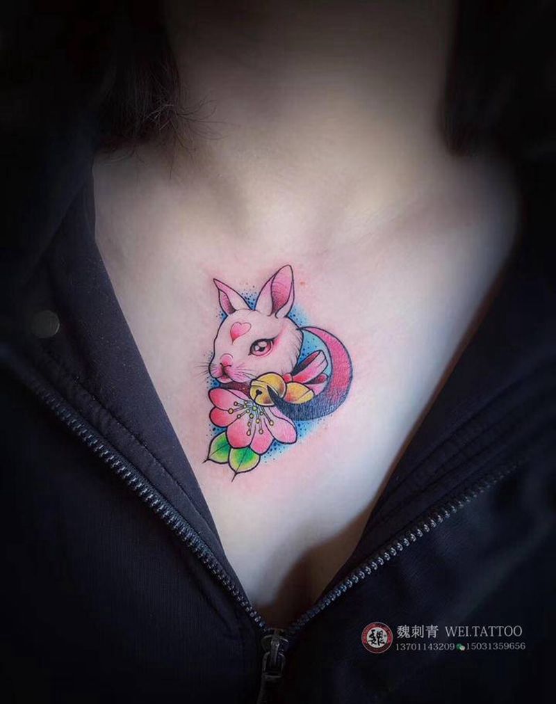 小图纹身图片_水彩纹身图案