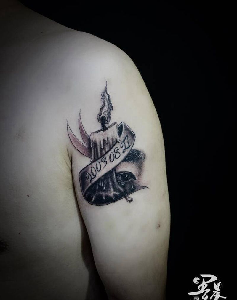 悲伤纹身图片_手臂纹身图案