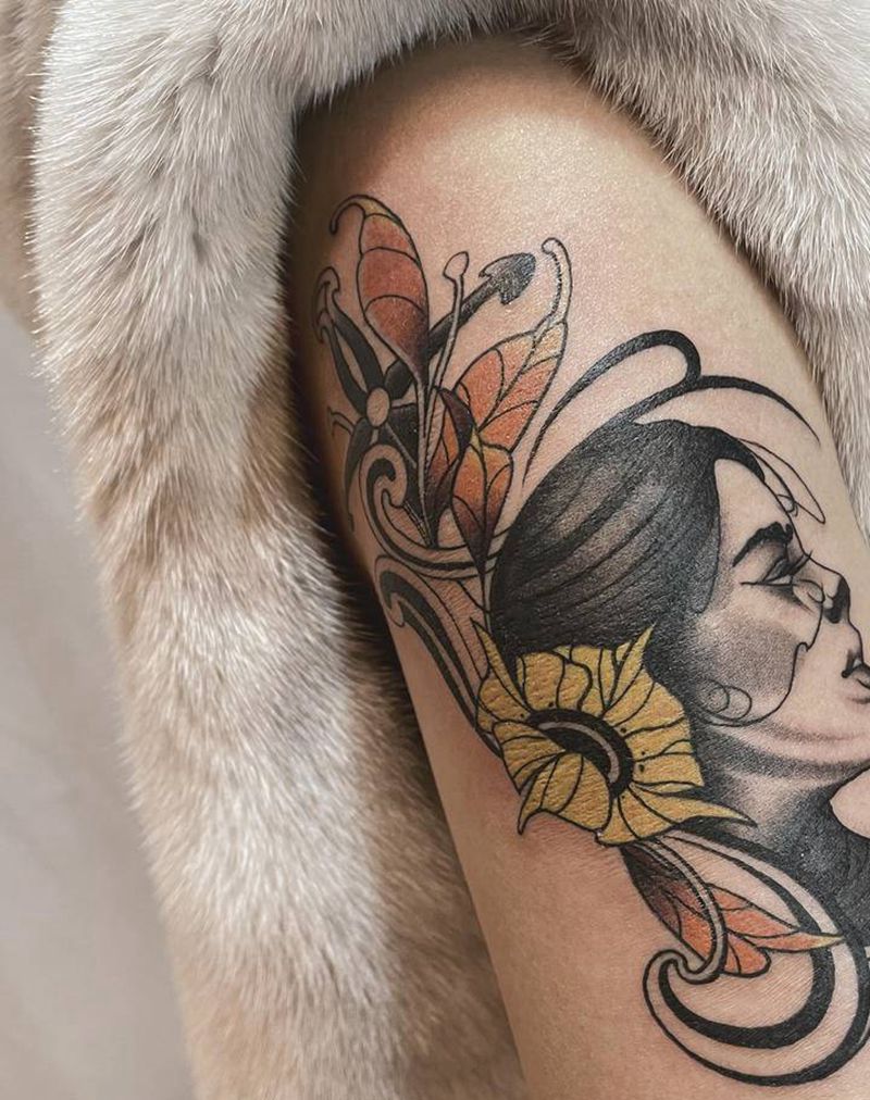 new school纹身图片_手臂New School纹身图案