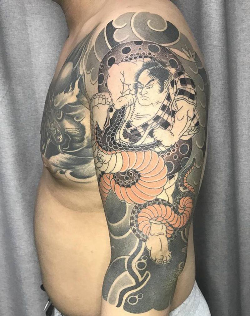 未完成，纹身图片_老传统纹身图案