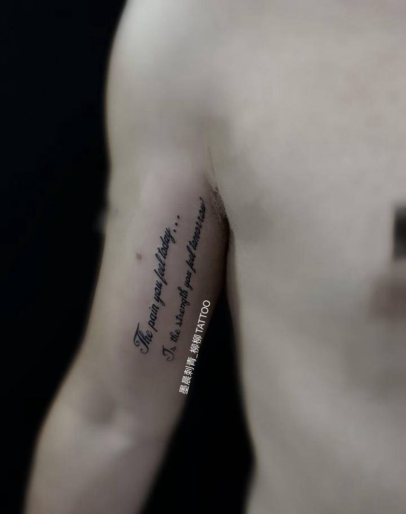 小英文纹身图片_手臂纹身图案