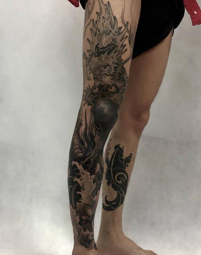 龙纹身图片