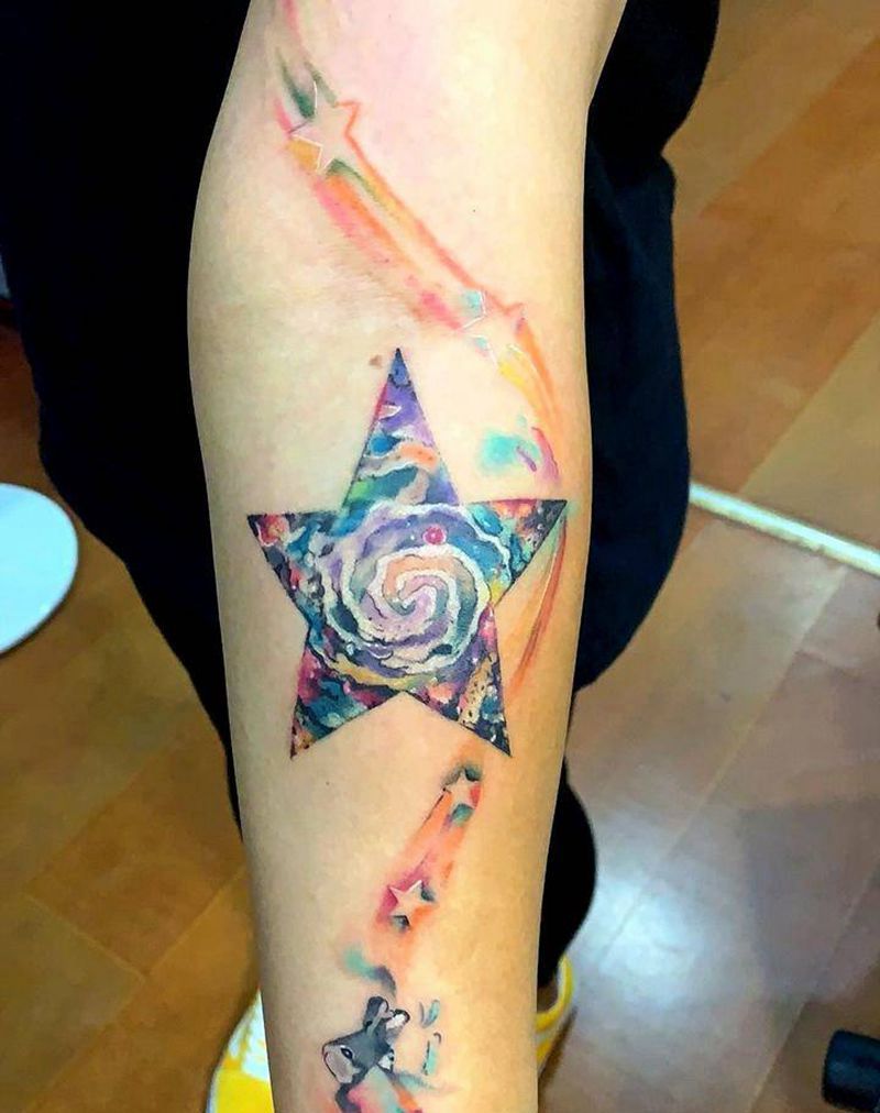 彩色小图纹身图片