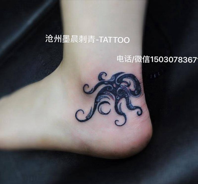 章鱼图腾纹身纹身图片