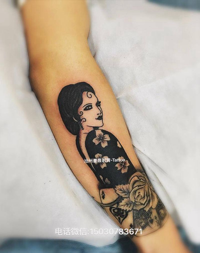 美人纹身图片
