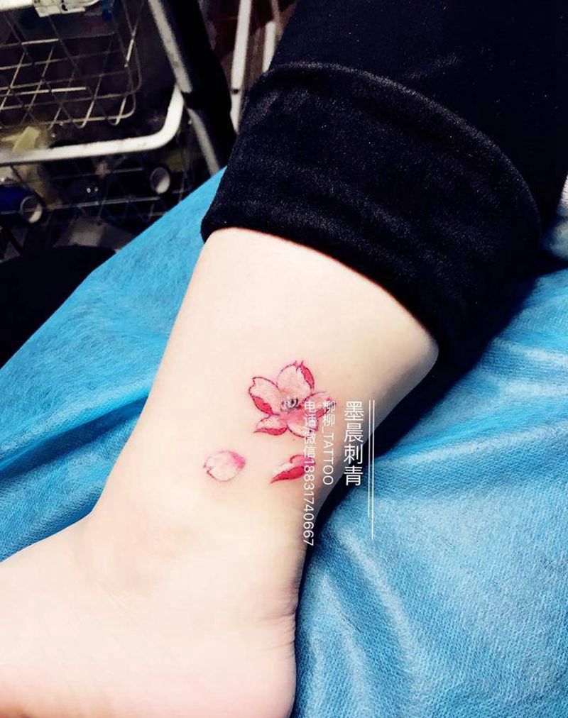 小花花纹身图片