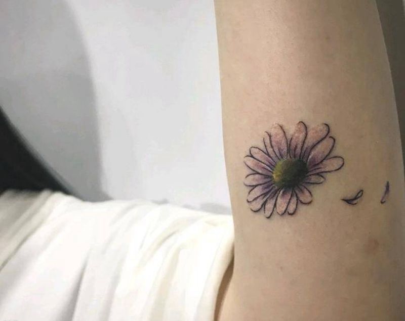 遮盖纹身图片_手臂New School水彩纹身图案