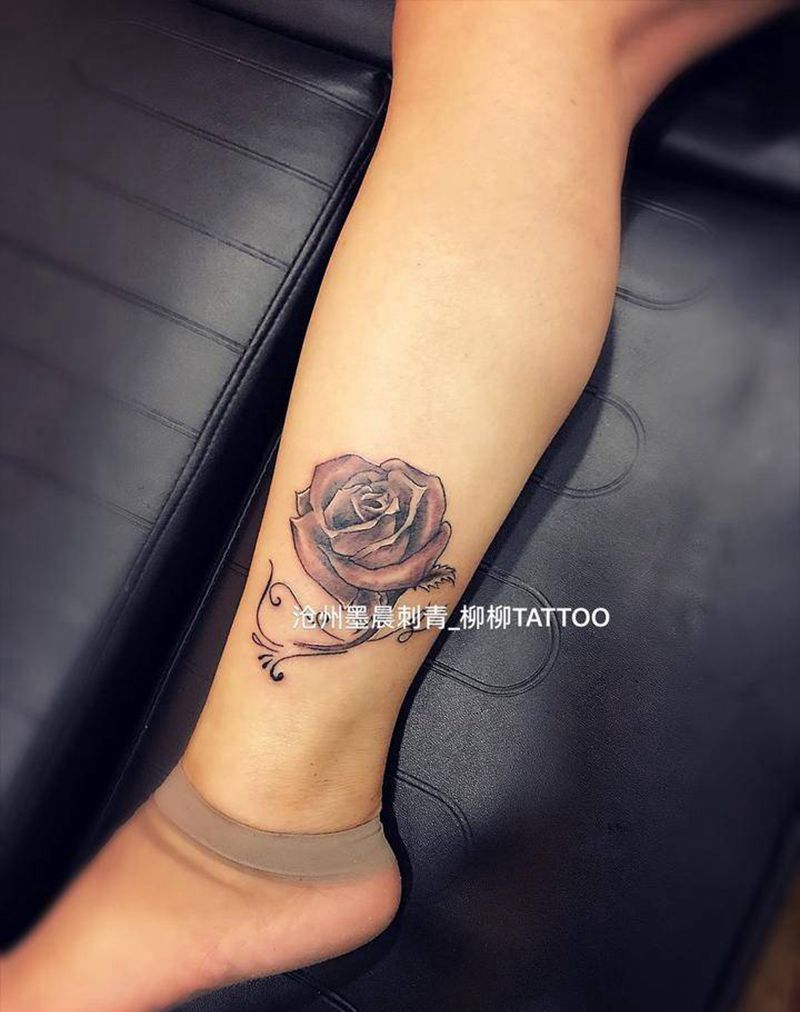 玫瑰纹身图片