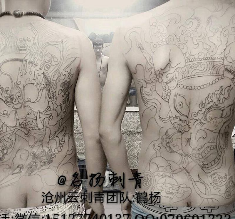 大黑天纹身图片