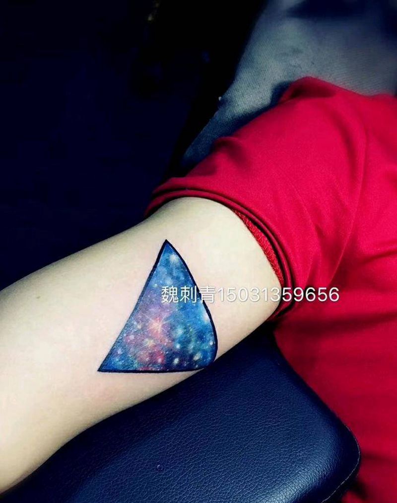 星空纹身图片