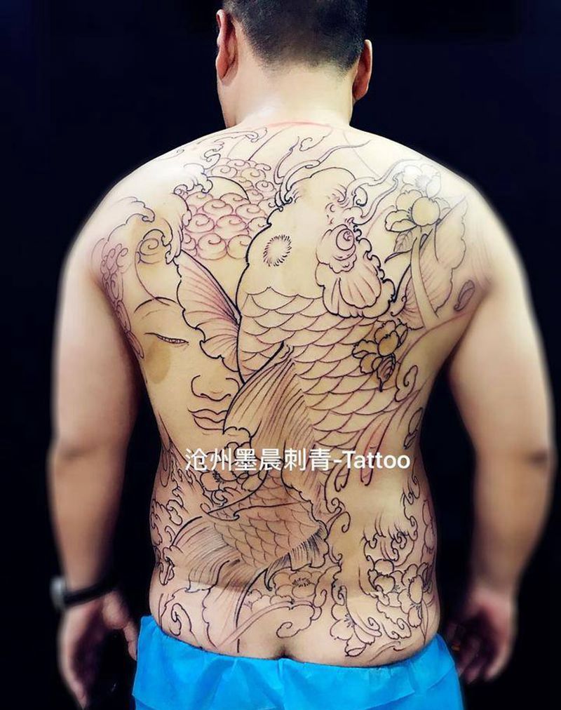 能扛哥纹身图片