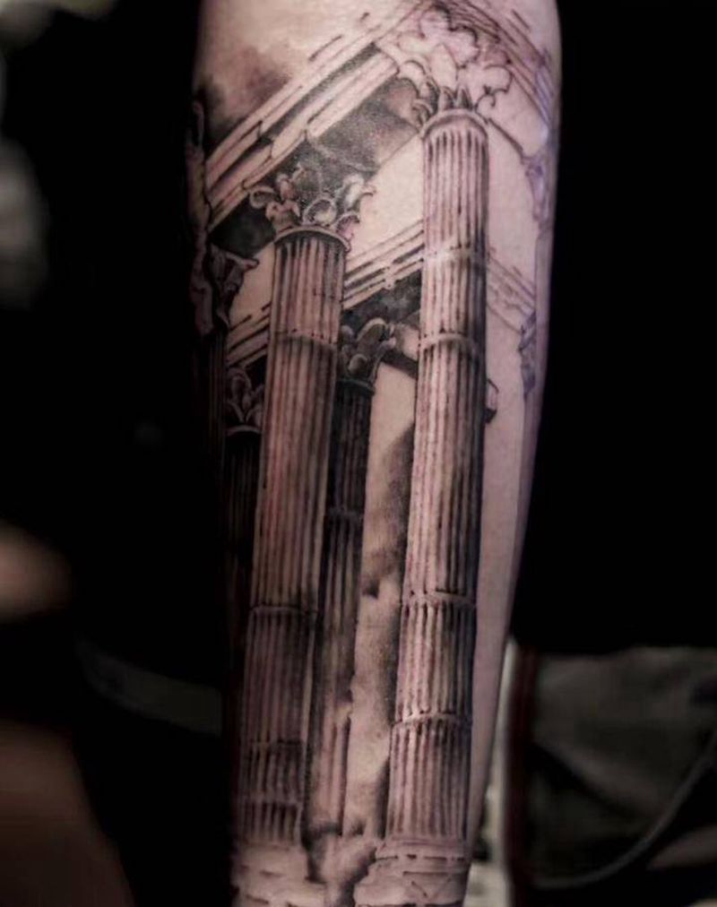 未完成纹身图片