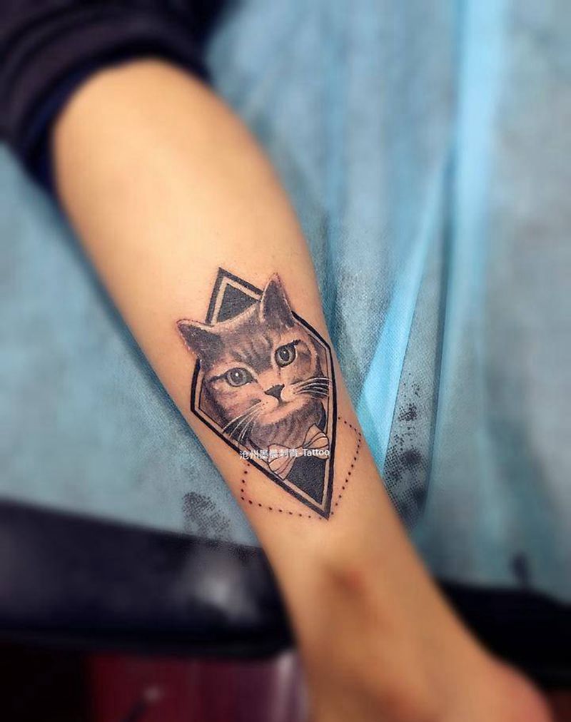 小猫咪纹身图片
