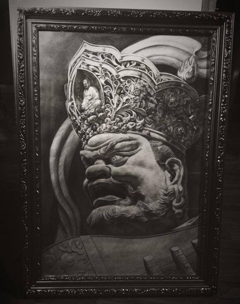 哆罗刹天王纹身图片