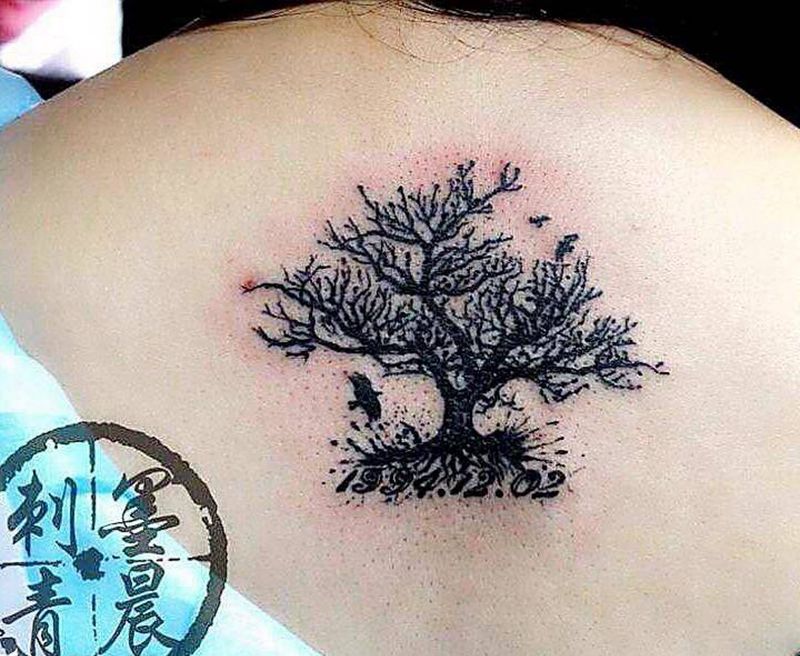 树纹身图片
