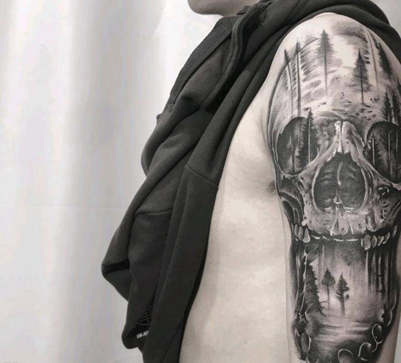 写实纹身图片_手臂欧美写实纹身图案