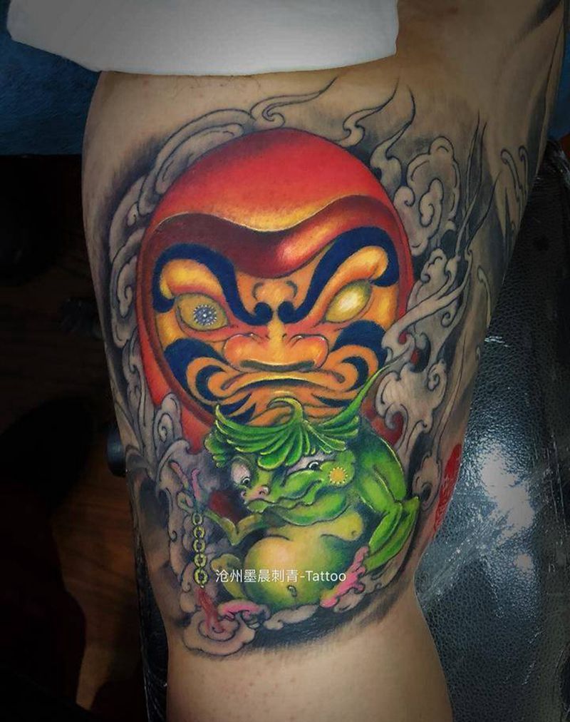 达摩蛋纹身图片