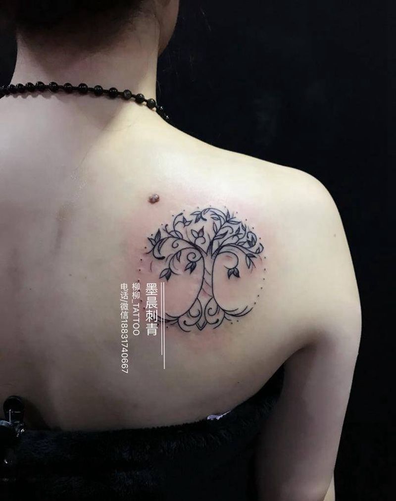树纹身图片