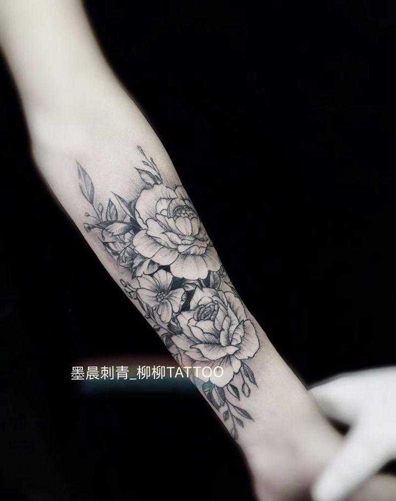 花朵纹身图片