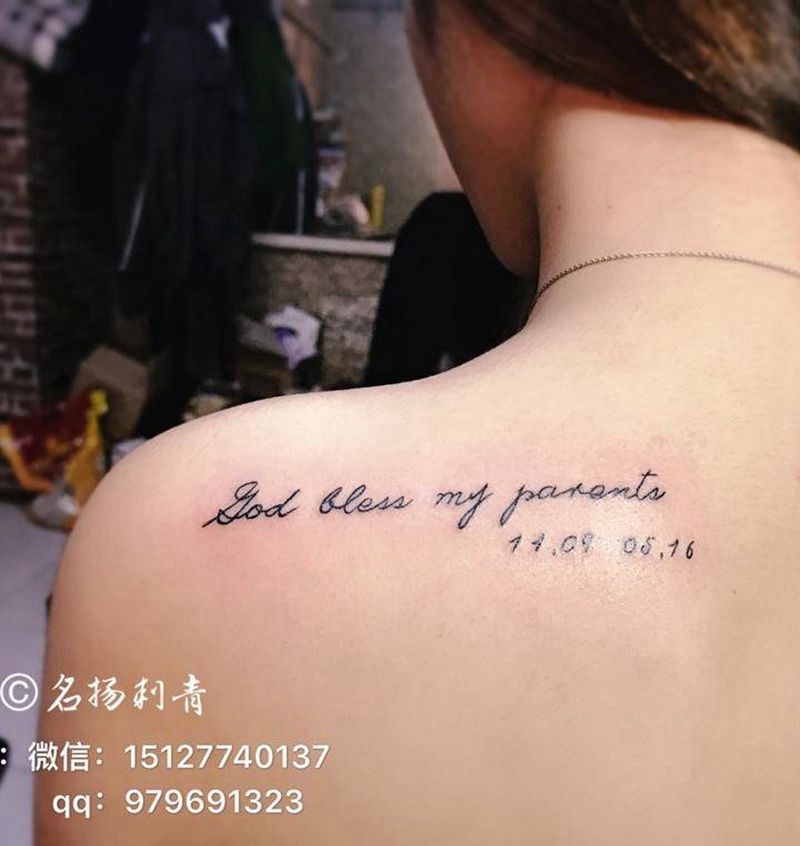 小字母纹身图片