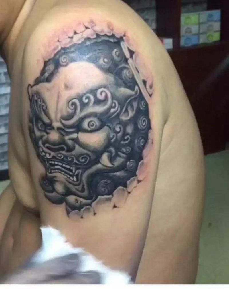 神龍作品纹身图片