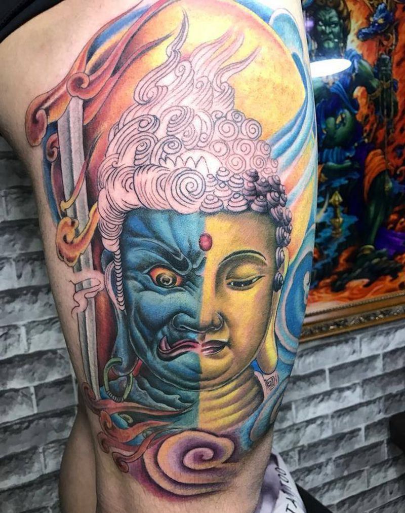 一念之间纹身图片