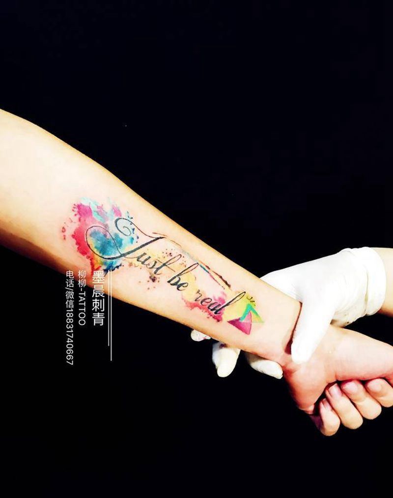 水彩纹身纹身图片