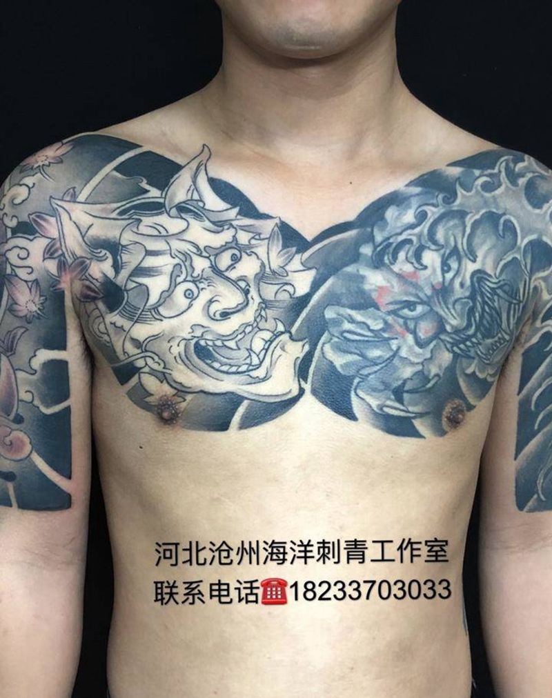 般若 明王纹身图片