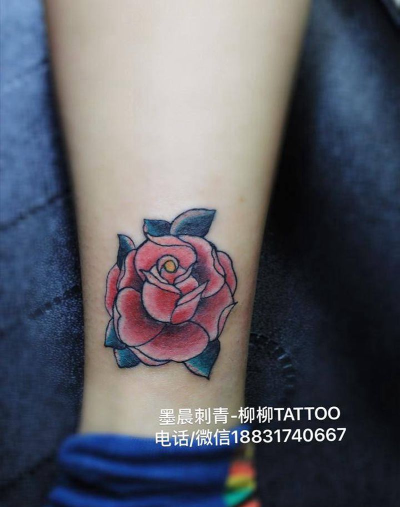 玫瑰纹身图片