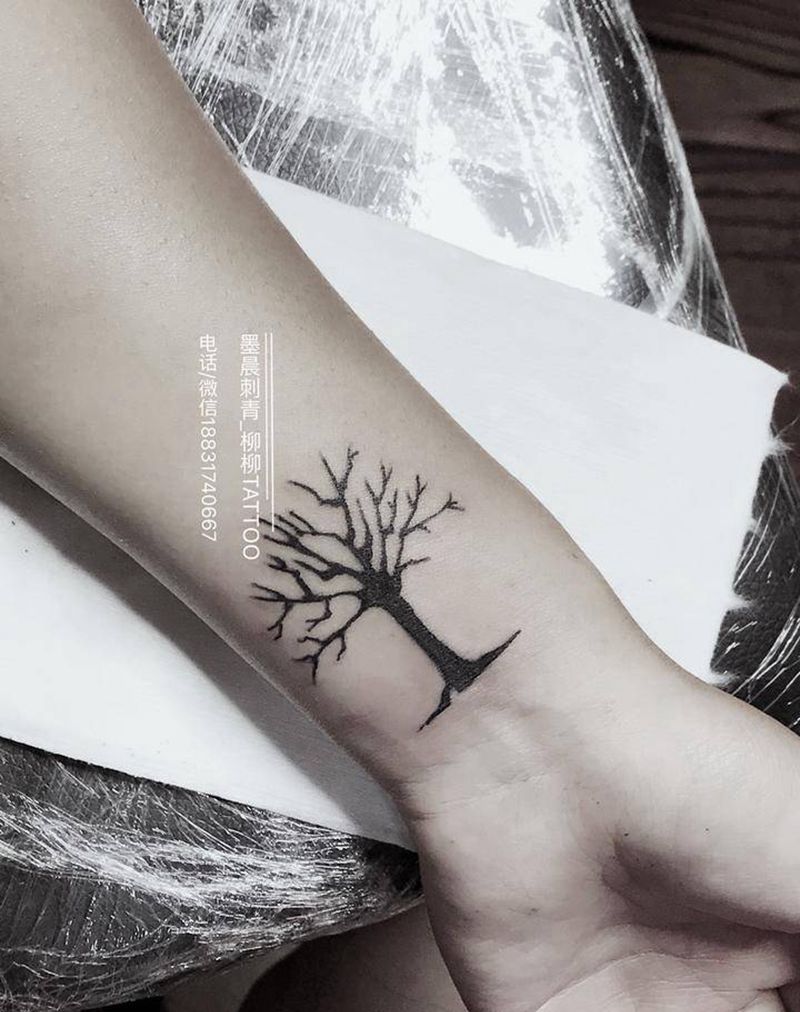 大树纹身图片