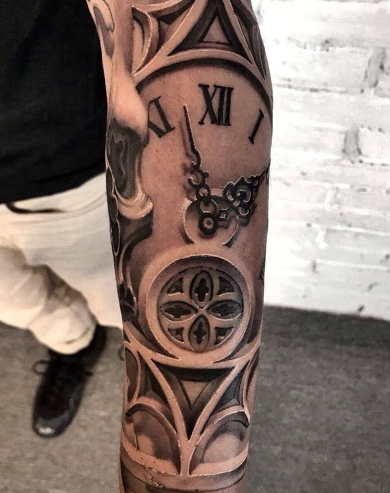 包小臂纹身图片