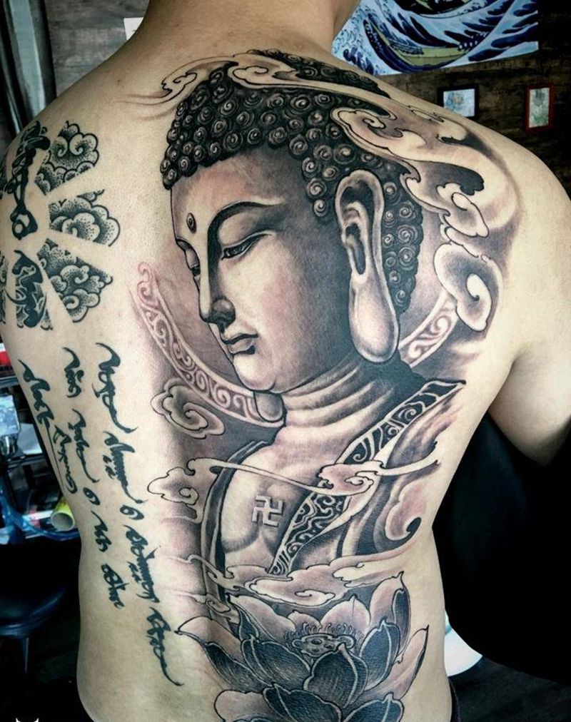 佛纹身图片