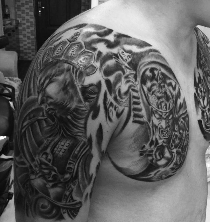 四大天王纹身图片