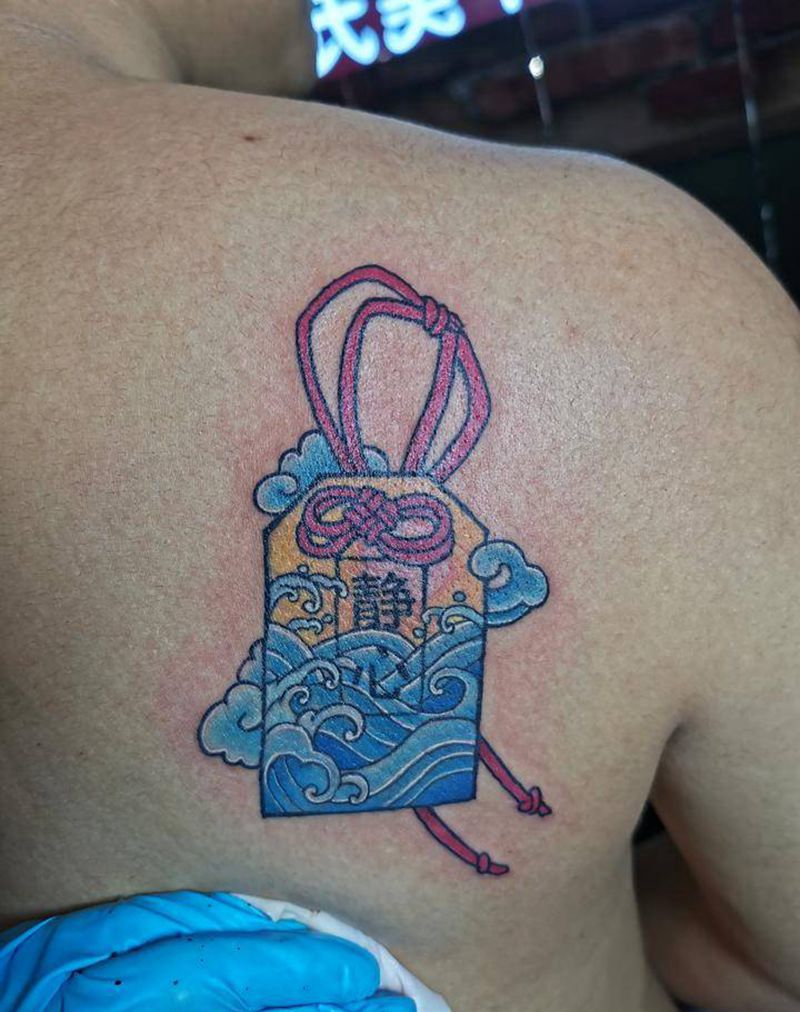 静心纹身图片_背部New School新传统纹身图案