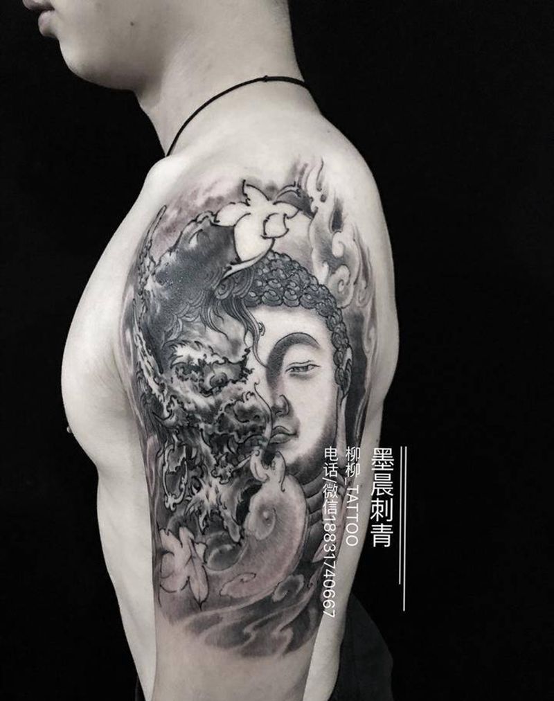 一念间纹身图片