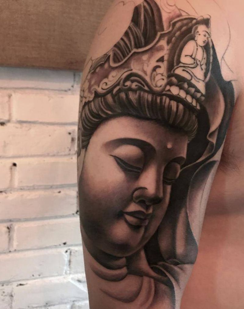 未完成纹身图片