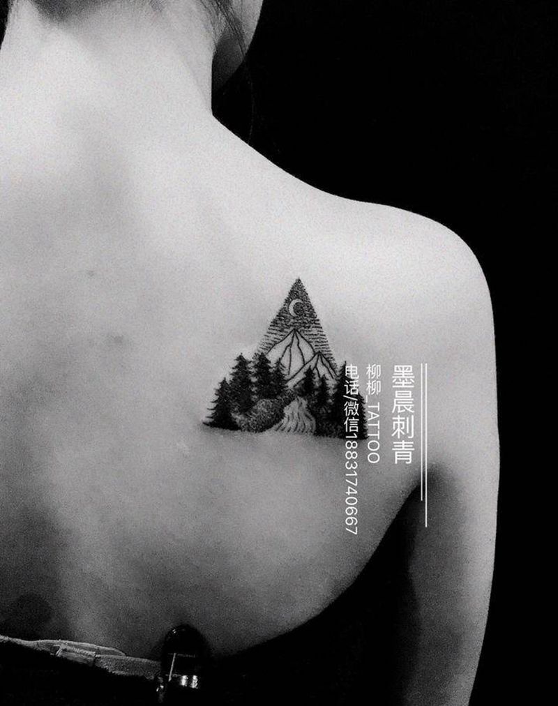 森林纹身图片