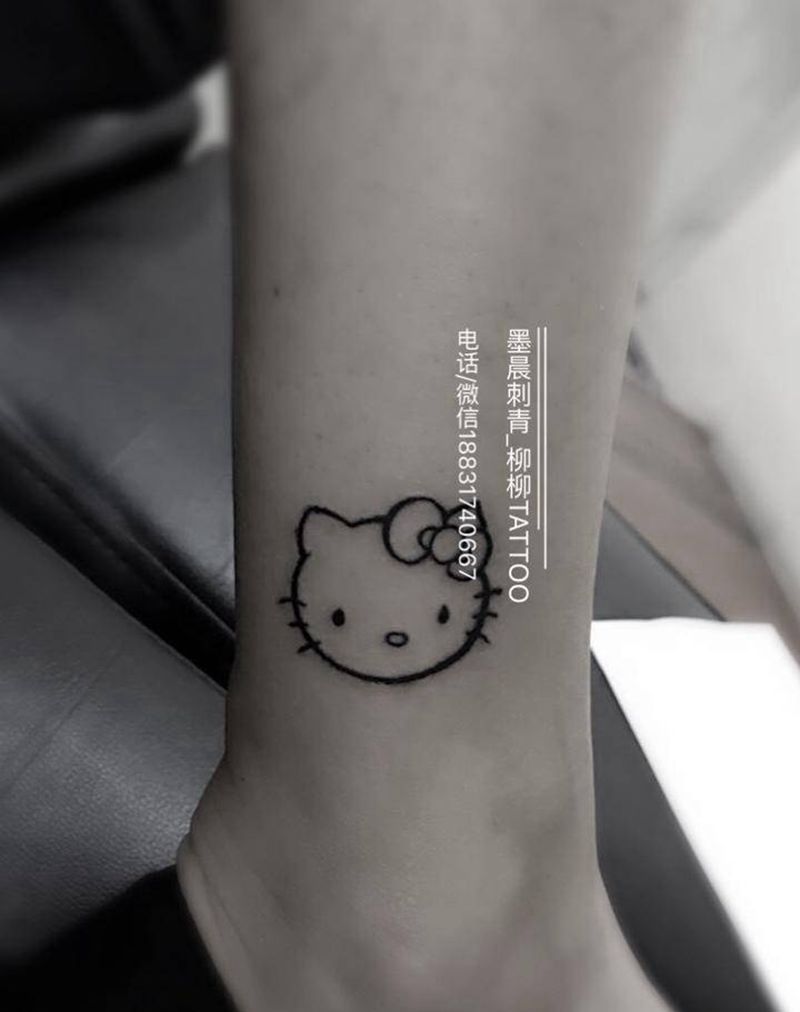 hello Kitty纹身图片