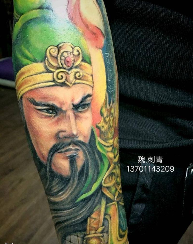 他二大爷纹身图片