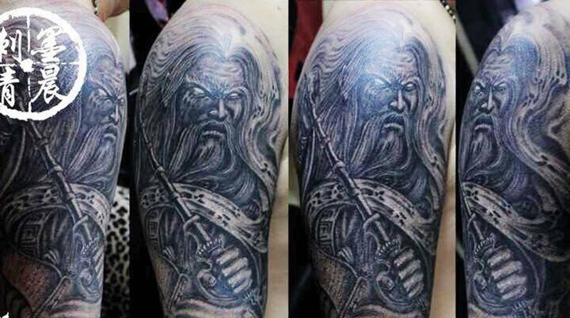 姜太公纹身图片