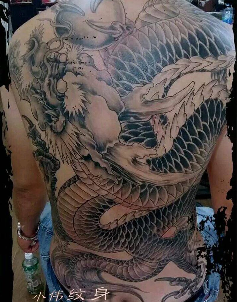 龙纹身图片