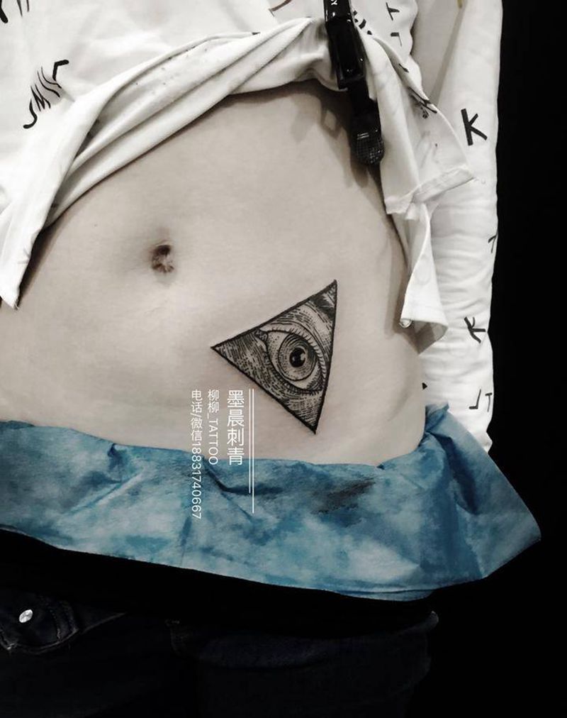 上帝之眼纹身图片