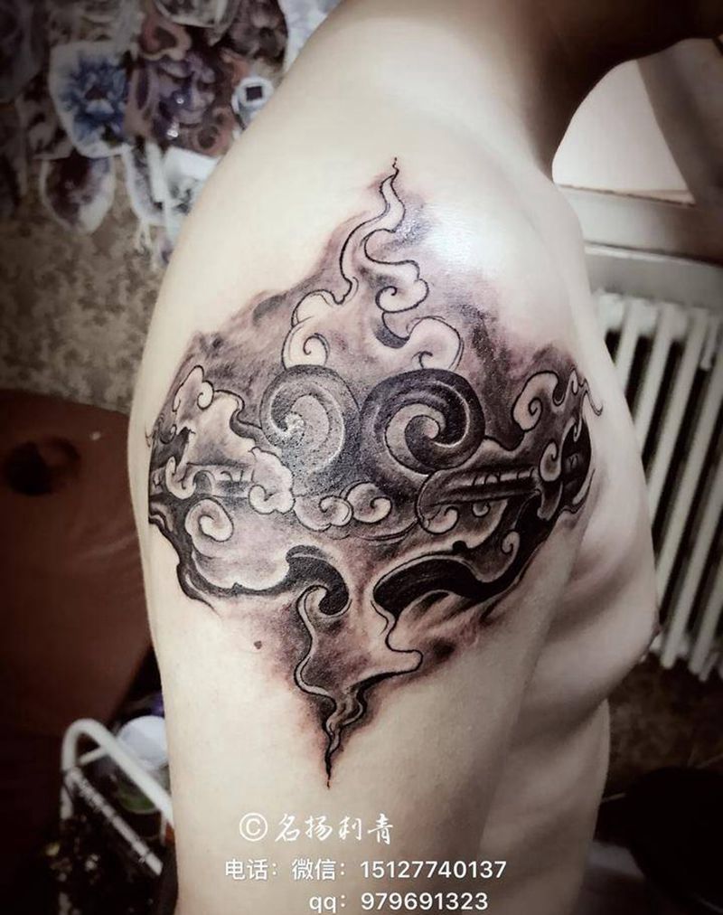上臂 紧箍咒纹身图片