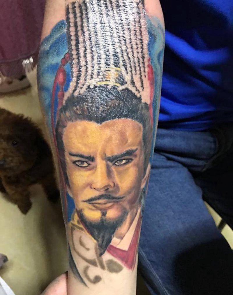 写实人物纹身图片